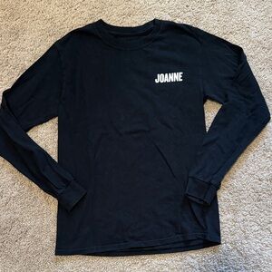 Lady Gaga Black Long Sleeve Shirt